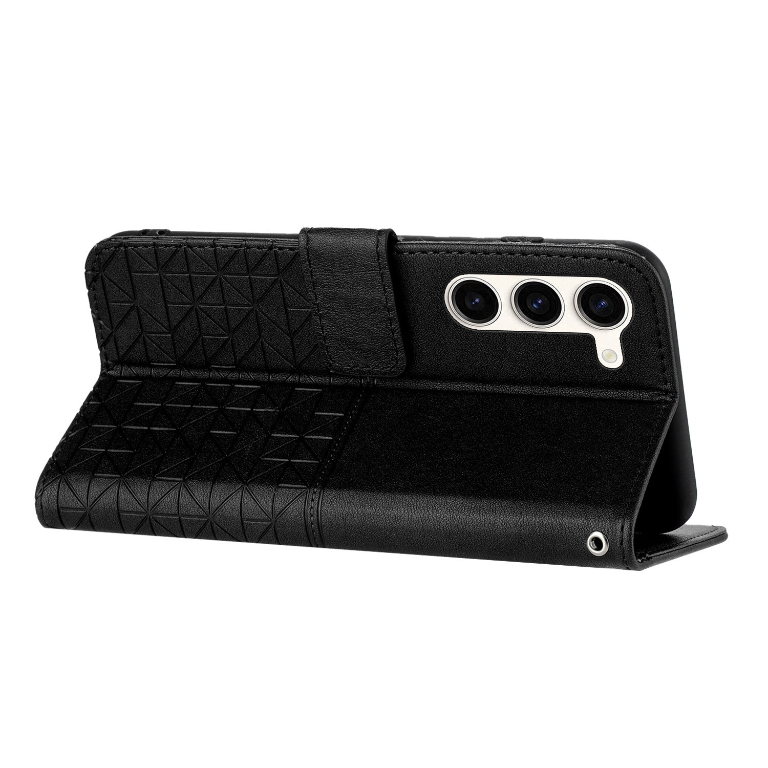 Microfiber Leather Phone Cover for Samsung Galaxy S23 Geometric Imprinted Wallet Phone Stand Case Microfiber Leather Phone Cover for Samsung Galaxy S23 Geometric Imprinted Wallet Phone Stand Case